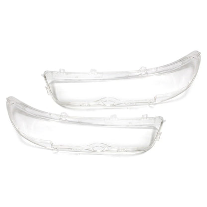 Front Headlight Lens Shell Cover Replacement Fit BMW 5 Series E39 2001-2003 PAIR
