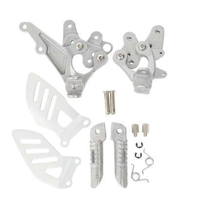 Front Foot Pegs Footrest Bracket Fit For Suzuki GSXR1000 09-16 600 750 11-18 16