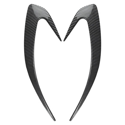 Rear Bumper Side Air Vent Trim For Mazda MX-5 ND Miata 2016-25 Carbon Fiber Blk