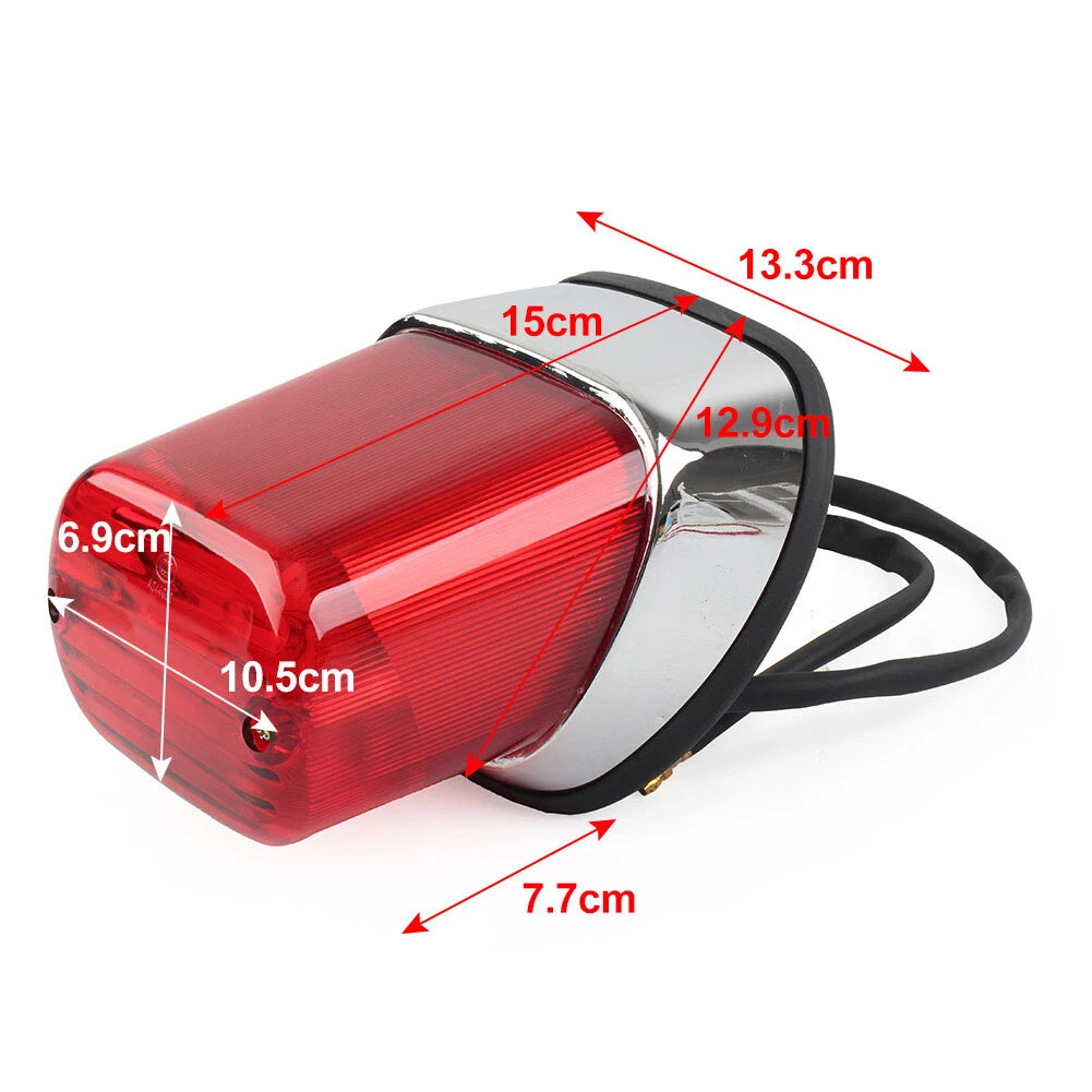 Motorcycle Tail Brake Light Taillight Fit For Yamaha XV250 400 XV 250 Virago 400