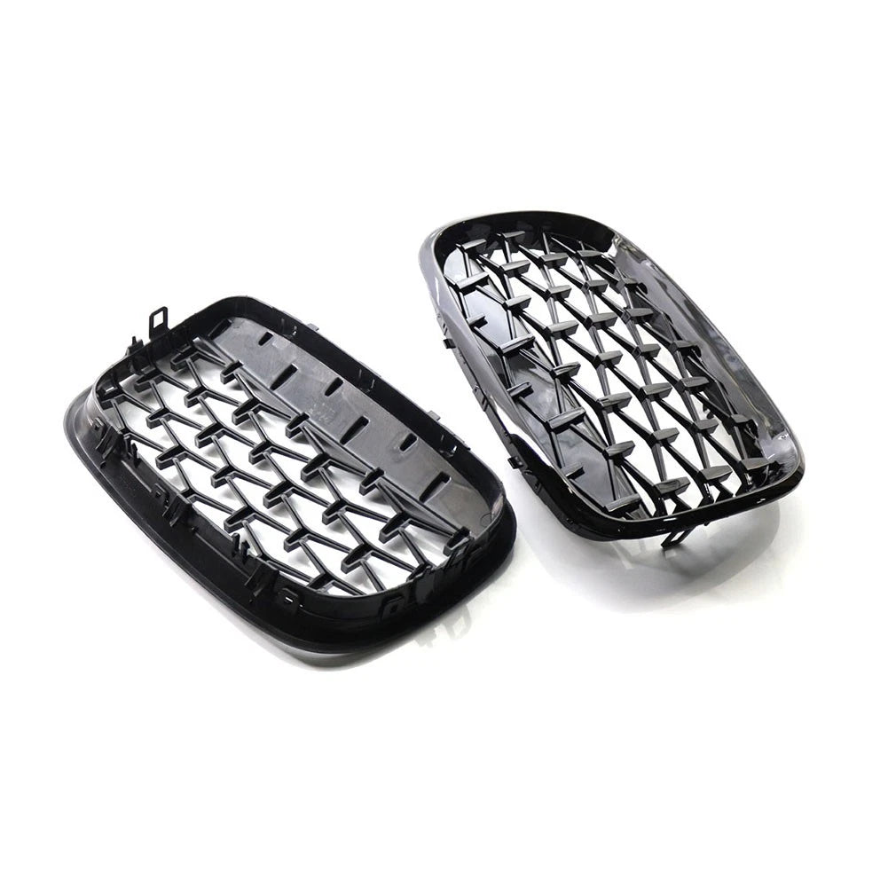 Front Bumper Kidney Grill Diamond Grille For BMW X5 E70 X6 E71