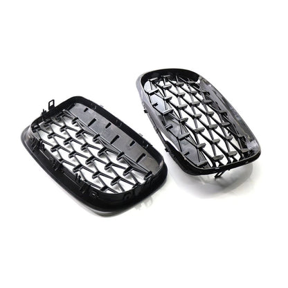 Front Bumper Kidney Grill Diamond Grille For BMW X5 E70 X6 E71