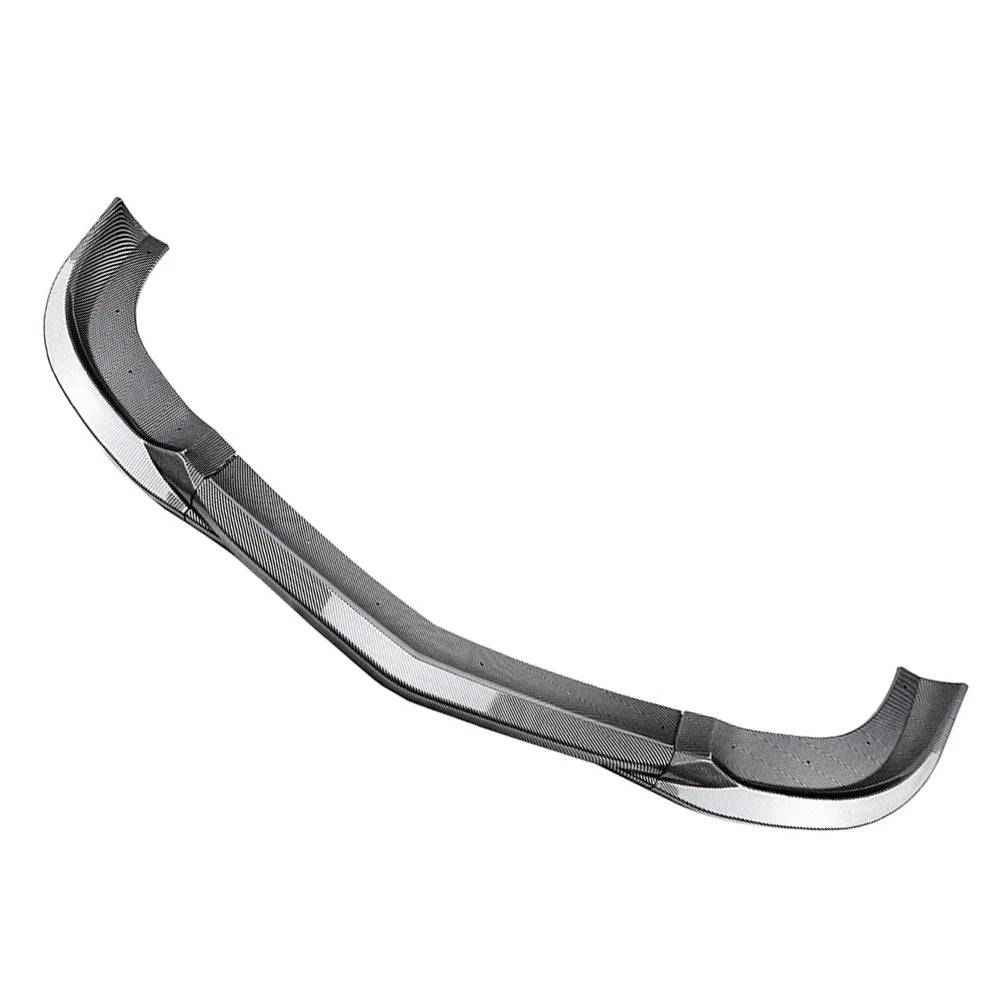 Carbon Look Front Bumper Spoiler Lip For Benz C Class W204 C63 Sedan 2007-10