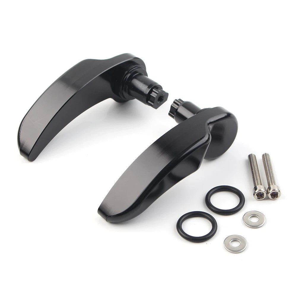 Hard Saddlebag Latch Lever Lid Lifter Black for Harley Street Glide 2014-2022 ab