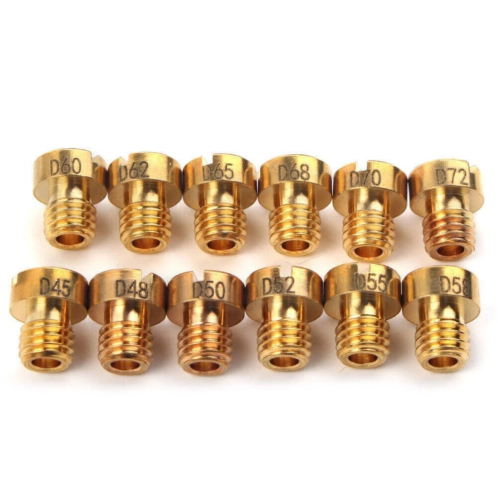 12pcs 5mm Carburetor Carb Main Jets Replacement Fit #45-#72 Dellorto sha phbg US
