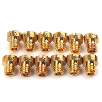 12pcs 5mm Carburetor Carb Main Jets Replacement Fit #45-#72 Dellorto sha phbg US