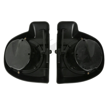 6.5" Lower Vented Fairing Pods Box+Speaker+Grills Fit For Harley Touring 14-24