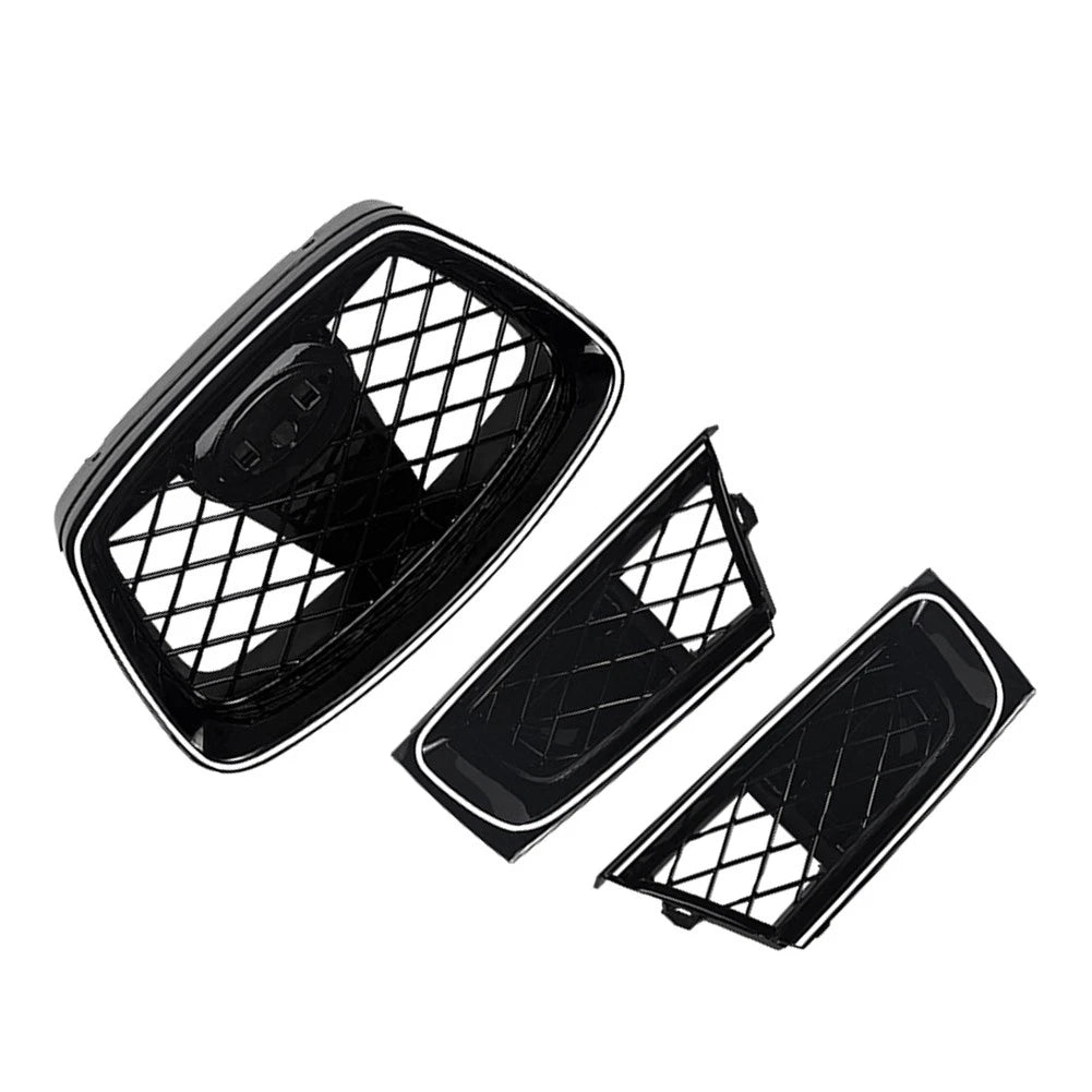Front Bumper Upper Hood Kidney Grille With Light For Subaru Impreza 9th WRX STI