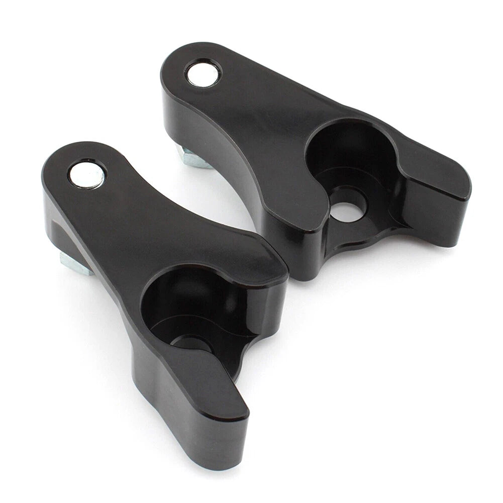 Rear Shock Absorber 1" Lowering Kit for Harley Touring FLHX FLHR FLHT Black 2pcs