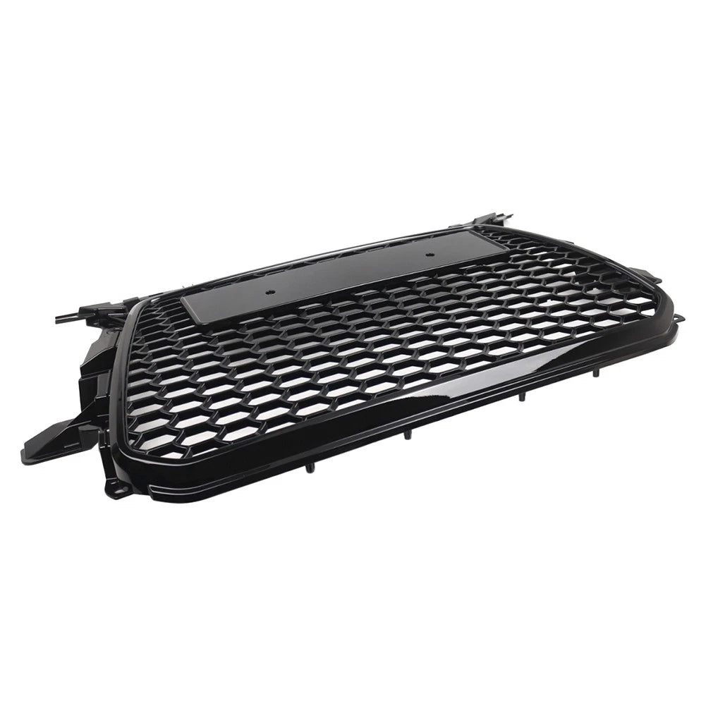 Front Bumper Honeycomb Grille Glossy Black For Audi Q5 2013-2017 2015 US