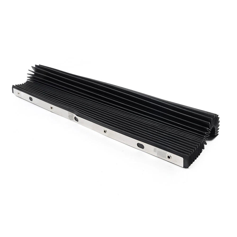 1pc 400x600mm Rubber Accordion Way Cover for Bridgeport Milling Machine Tool Blk