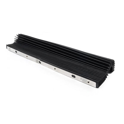 1pc 400x600mm Rubber Accordion Way Cover for Bridgeport Milling Machine Tool Blk