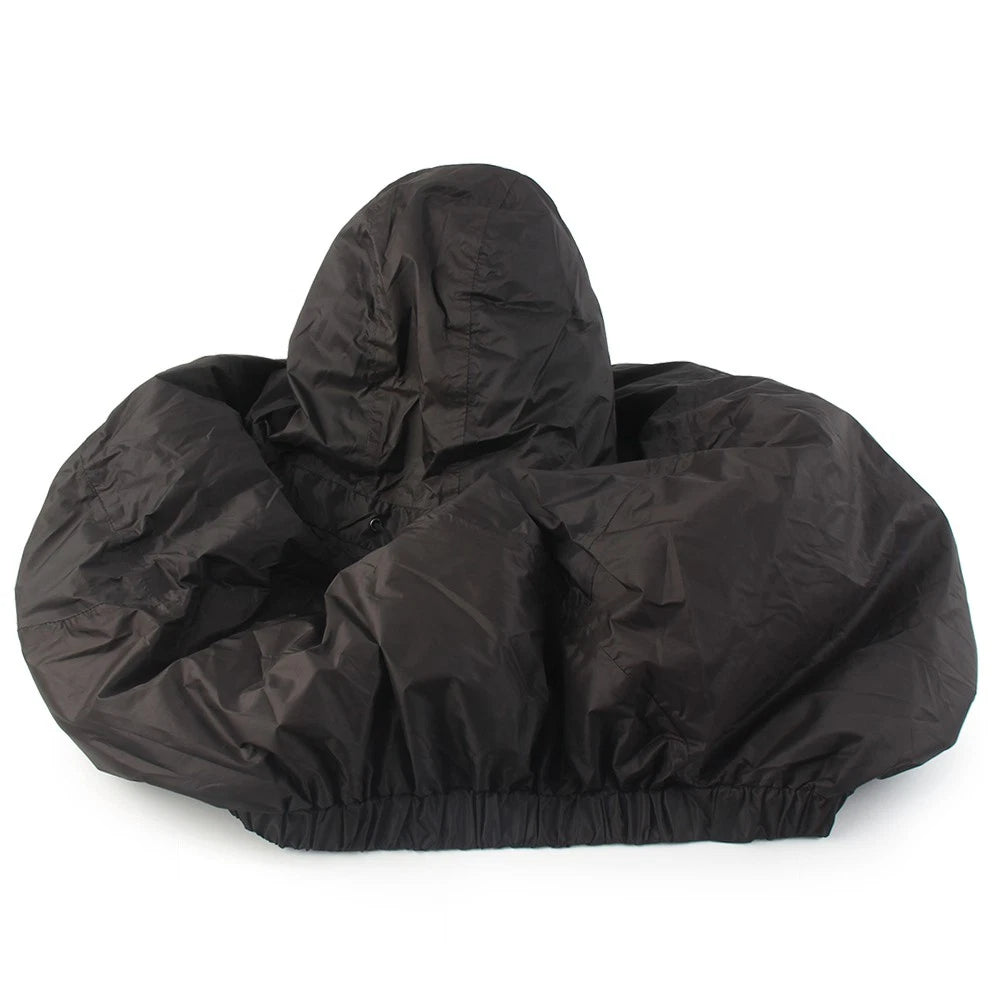 1x Waterproof Seat Rain Cover w/ Driver Backrest For Harley Street Electra Glide