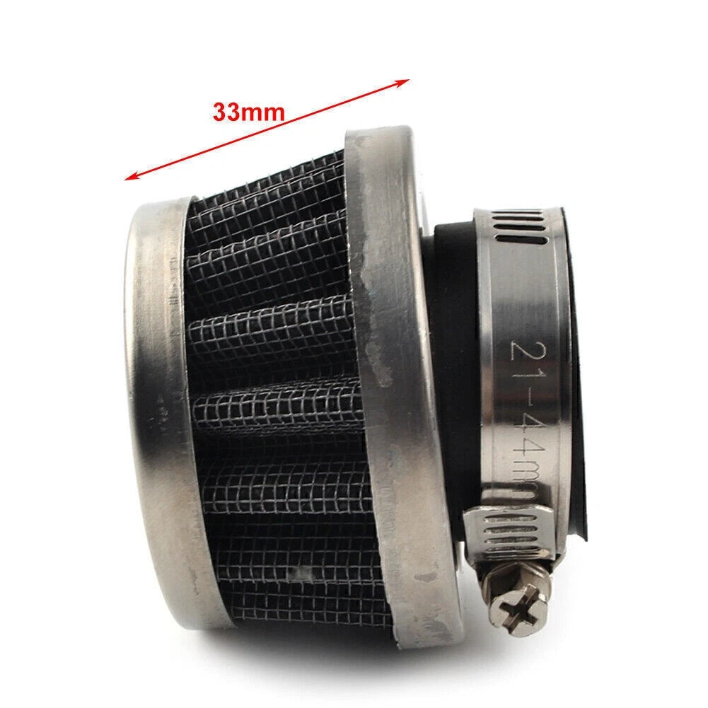 32mm Air Filter For Honda Kawasaki Suzuki Yamaha Dirt Bike Scooter Moped Motor