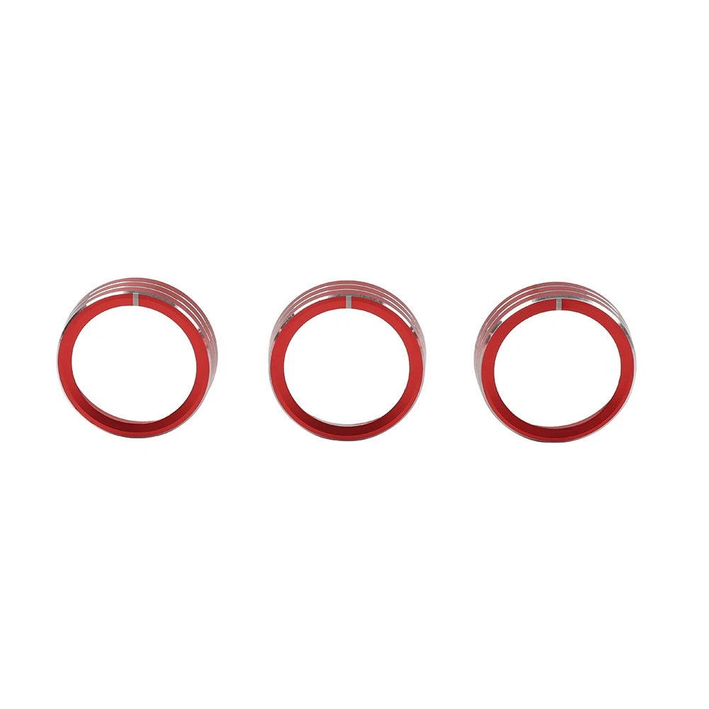 Red Center Console AC Switch Control Knob Ring For Kia Cerato K3 Forte 2017-2018