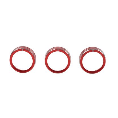 Red Center Console AC Switch Control Knob Ring For Kia Cerato K3 Forte 2017-2018