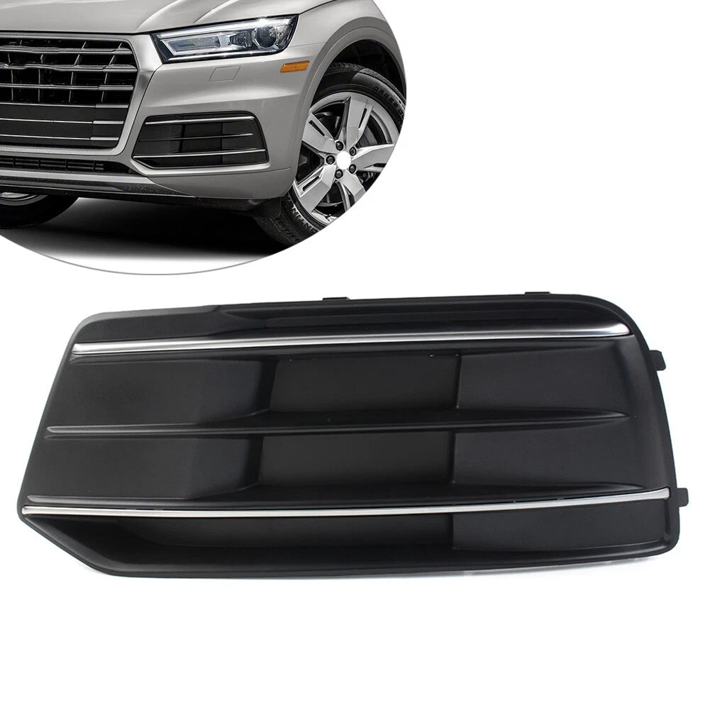 For Audi Q5 2018-2022 Left Front Bumper Fog Light Grille Grill Cover 80A807679D