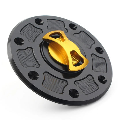 Fuel Gas Tank Cap Cover For Kawasaki NINJA 500 ZX-6 ZX-7 ZX-9 ZRX-1100 gold