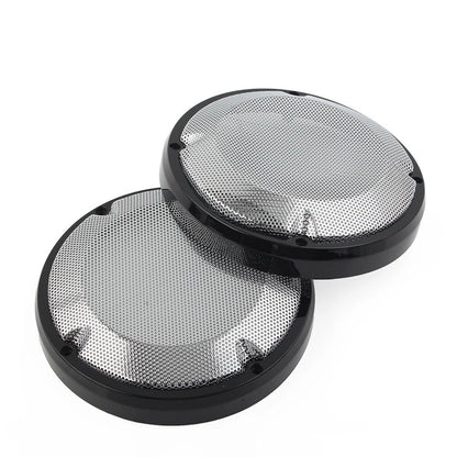 6.5" Saddlebag Lid Speaker Grill Cover Fit Harley Touring Electra Glibe 83-20 87