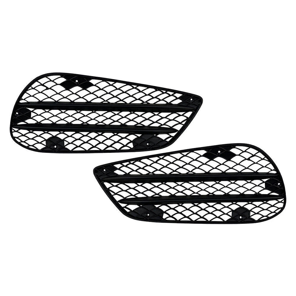 Fit Mercedes Benz E Class W212 2013-2015 Front Bumper Grill Fog Lamp Grille 2x