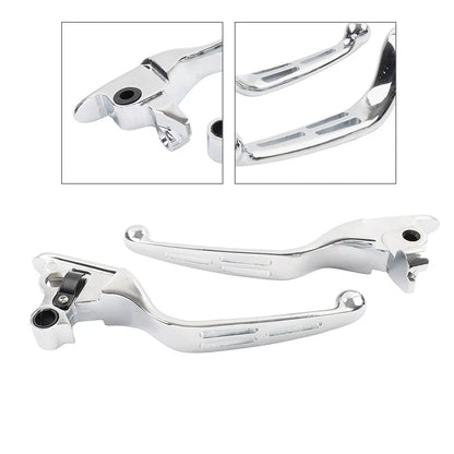CNC Brake Clutch Hand Levers For Harley Touring Road King Street Glide 2008-2013
