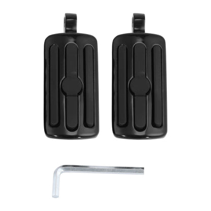 Foot Pegs Rest Male Mount Fit For Harley Touring Electra Street Road Glide Black