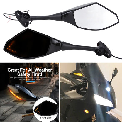 Led Mirrors For Honda CBR250R CBR300R CBR500R CBR600RR CBR1000RR 2014 2015 2016