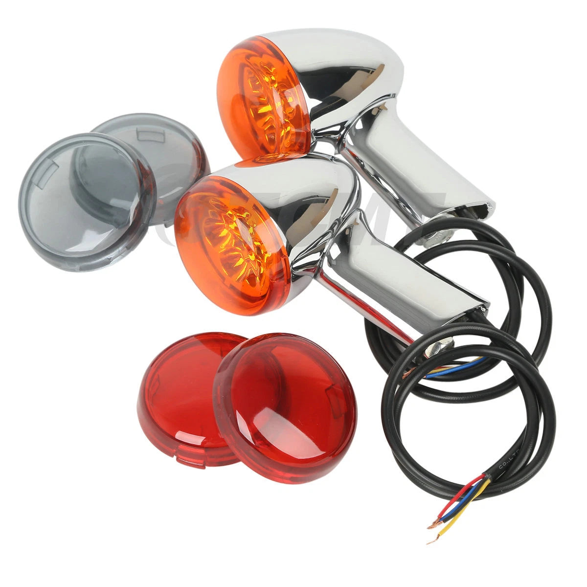 Rear Turn Signals Lights Indicators For Harley Sportster XL883 1200 1992-up