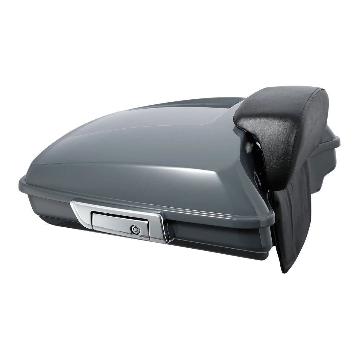 Razor Trunk Backrest Black Rack Fit For Harley Touring Glide 97-08