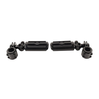 Motorcycle Highway Foot Pegs Rests 1" 1-1/4" Crash Bar Fit Harley Touring Fatboy
