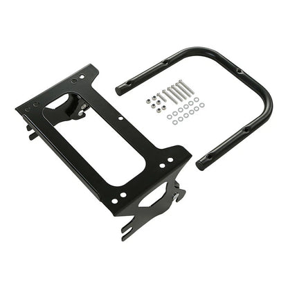 2 UP Luggage Mount Rack Fit For Harley Touring Street Road Glide King 97-08