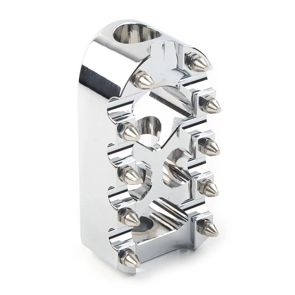 Anti-Skid Gear Brake Shift Peg Pedals MX Style Universal Chrome For Harley USA