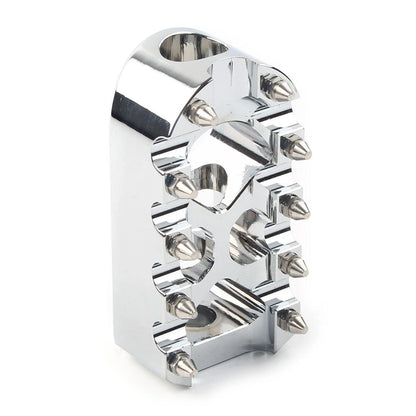 Anti-Skid Gear Brake Shift Peg Pedals MX Style Universal Chrome For Harley USA