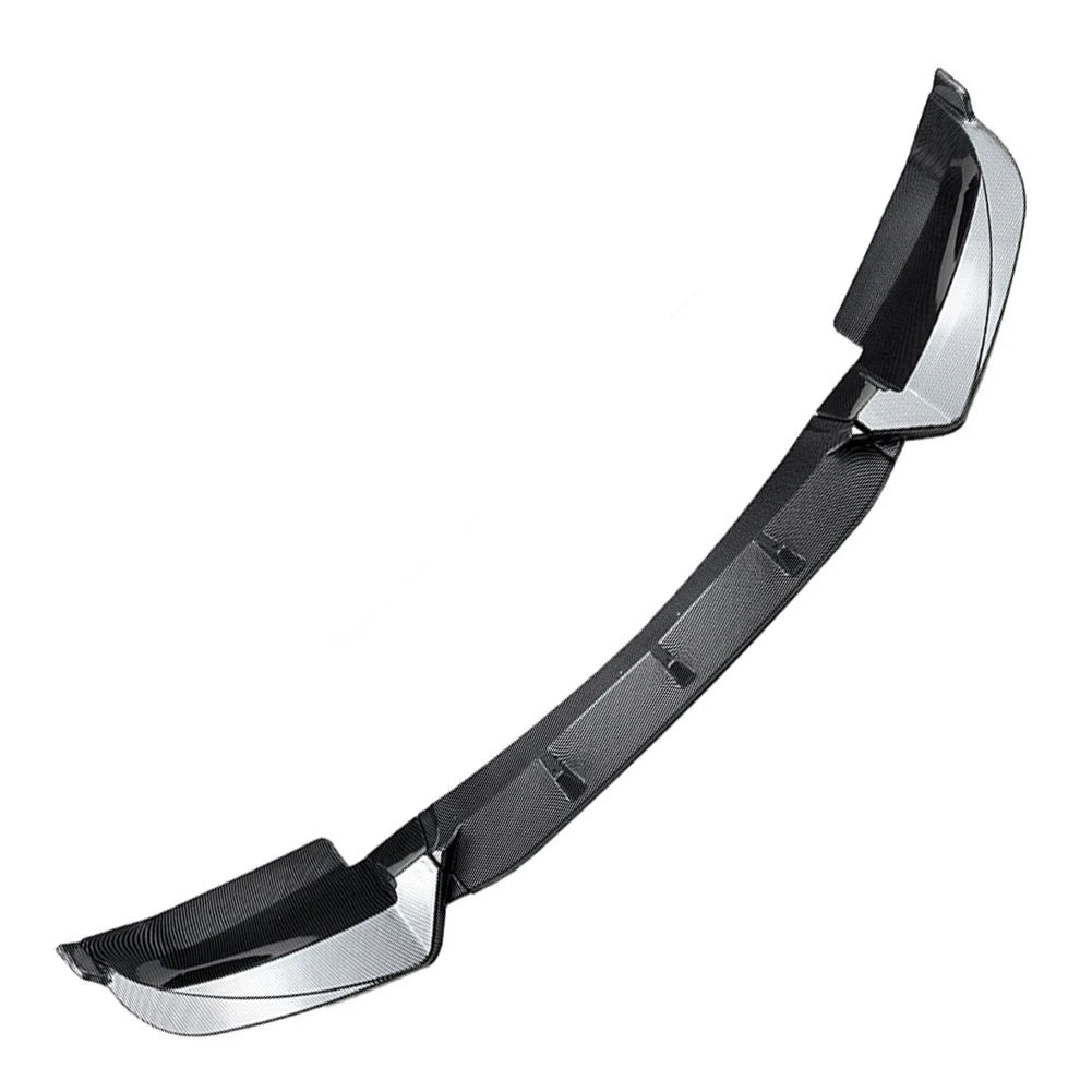 Carbon Look Front Bumper Lip Spoiler Splitter For BMW X6 F16 M Sport 2014-2019