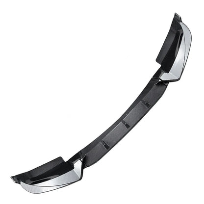 Carbon Look Front Bumper Lip Spoiler Splitter For BMW X6 F16 M Sport 2014-2019