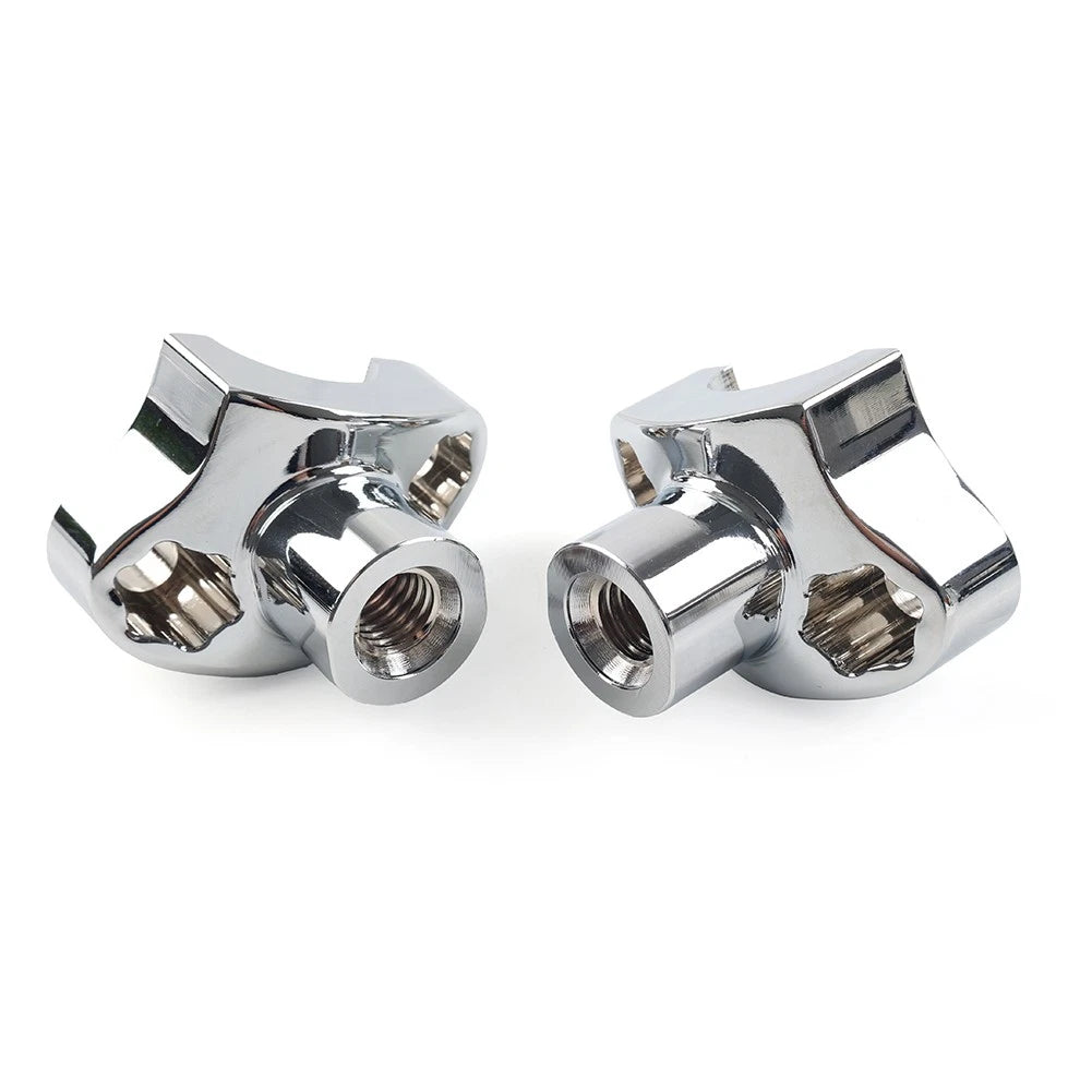 1.7 Tall Handlebar Risers For Harley-Davidson Dyna For Harley Street bob Chrome