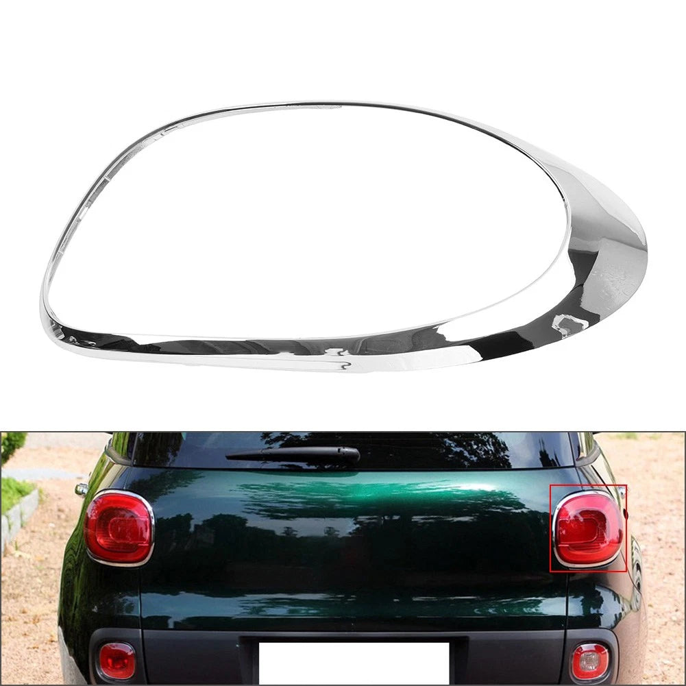 Tail Light Bezel Close Out Ring Trim Chrome For Fiat 500L 2014-2020 Right Side