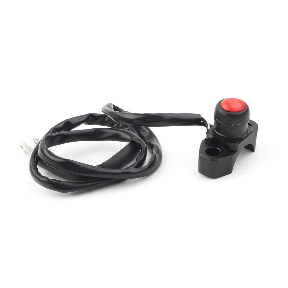 Universal CNC Engine Stop Start Kill Switch Button for Most Dirt Bike Quad ATV