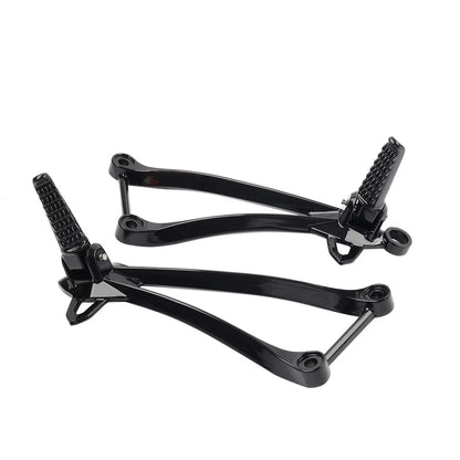 Rear Passenger Footpegs Pegs Bracket For Kawasaki Ninja ZX6R 09-24 ZX10R 2008-10
