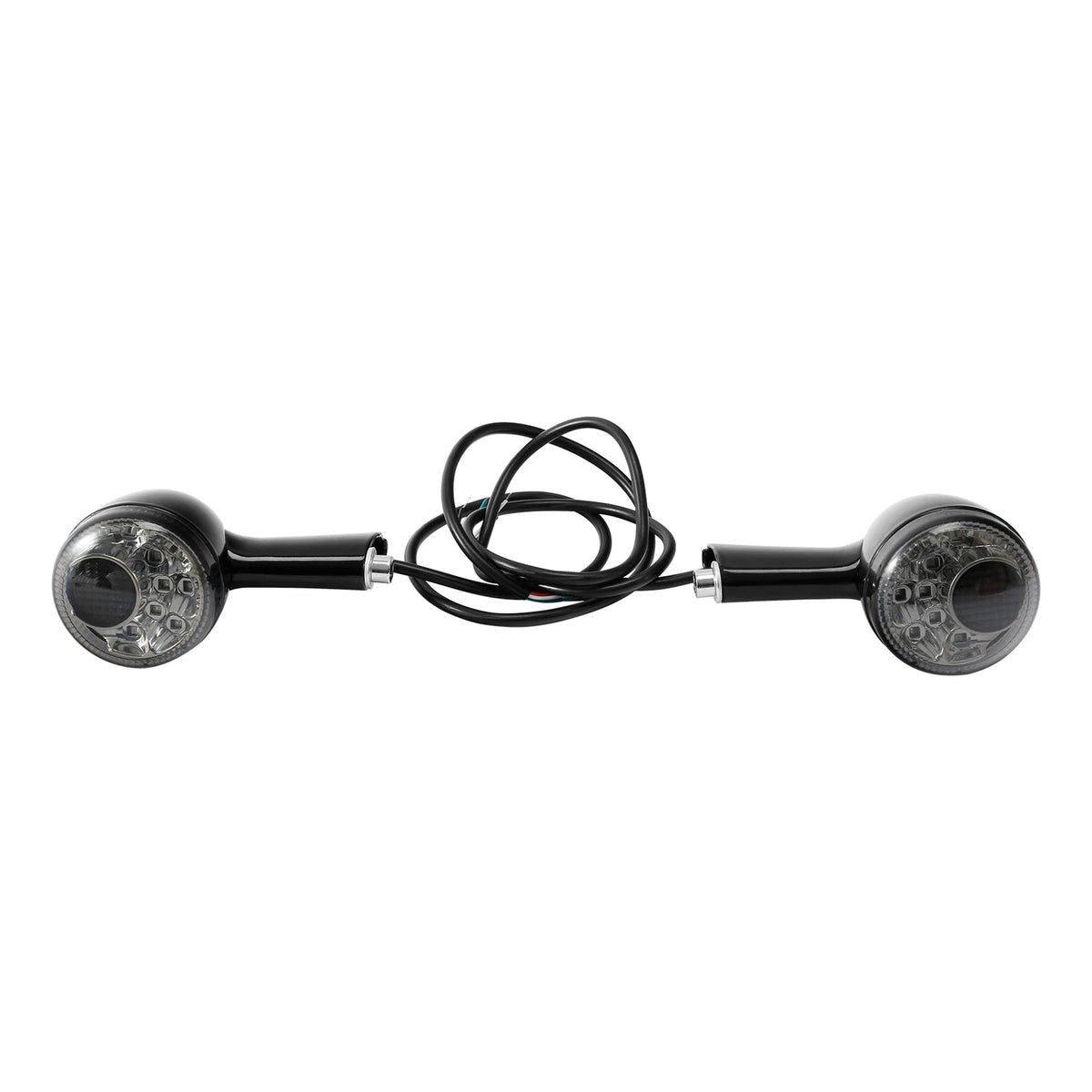 Rear Turn Signals LED Light Smoked Fit For Harley Sportster 883 1200 1992-2022