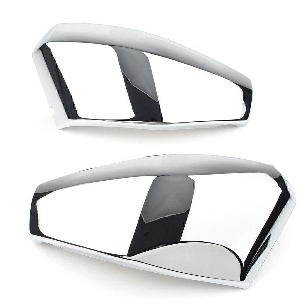2pcs Chrome Motorcycle Battery Side Covers for Honda VTX1300 R/S/C/T 2003-2009