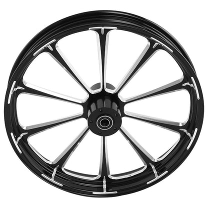 18'' Front Wheel Rim & Dual Disc Hub Fit For Harley Touring Road Glide 1997-2021