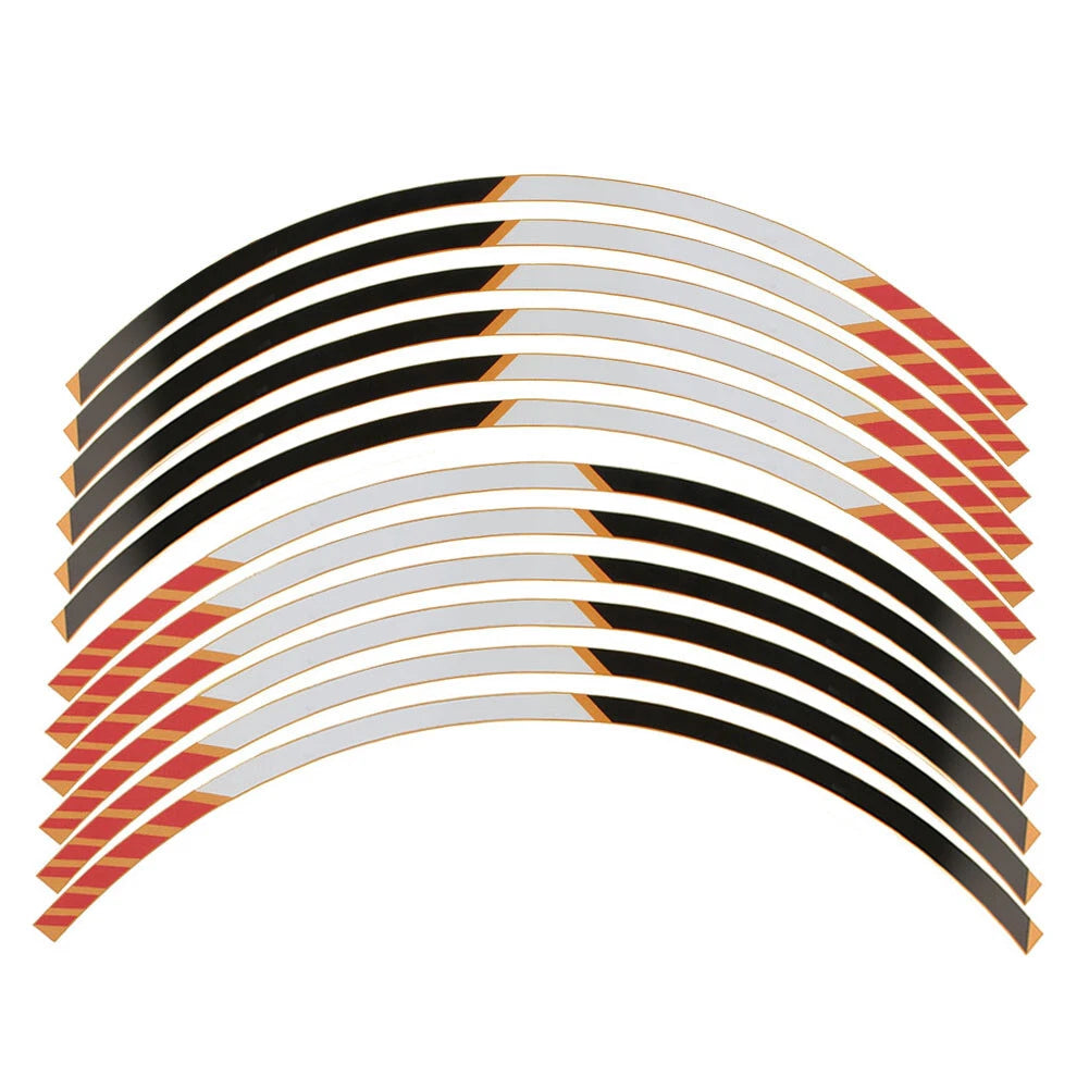 Rim Stripes Wheel Decals Tape Stickers Fit HONDA CBR250RR CBR400RR CBR600RR Oran