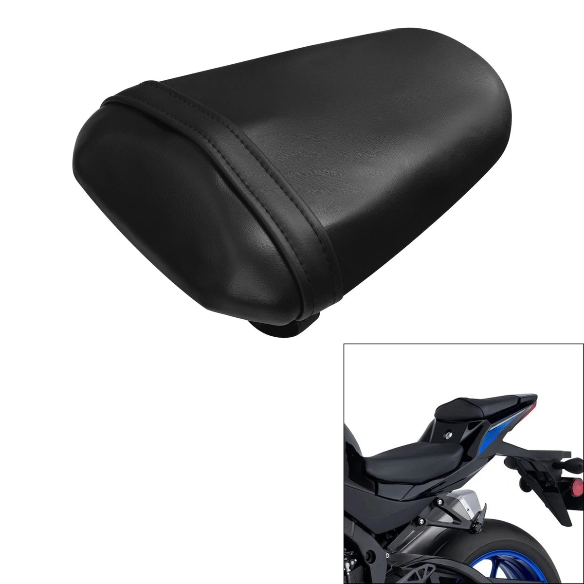Rear Pillion Passenger Seat Cushion Fit For Suzuki GSXR1000 2017-2024 2023 Black