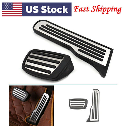 Foot Gas Brake Pedals Cover Kit For Chevrolet Camaro 2016-UP Car 2PCS USA