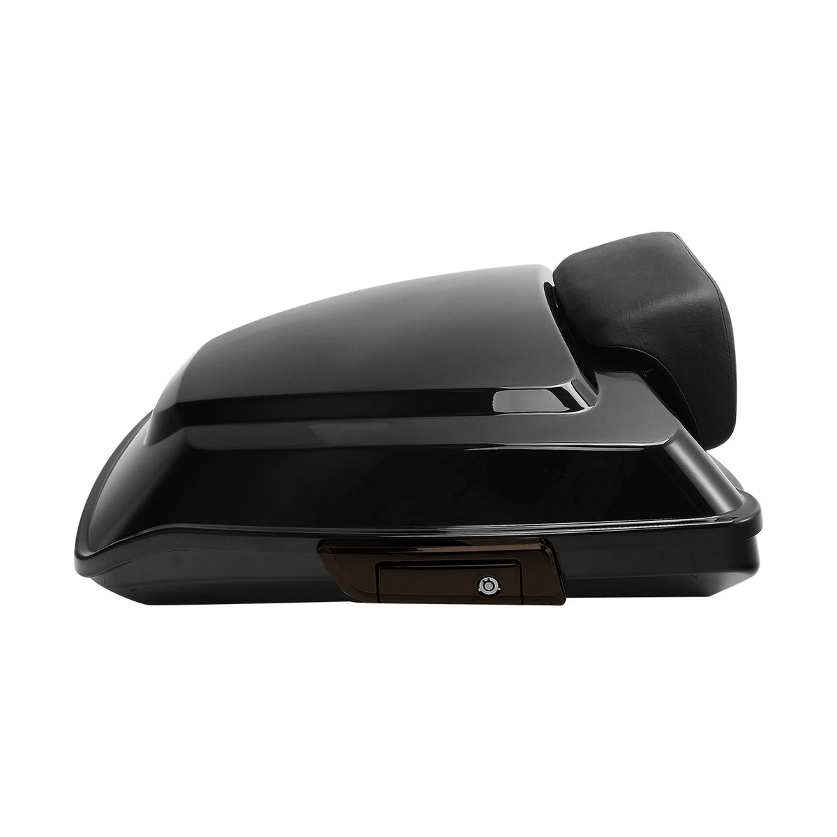 Black Razor Trunk Backrest Pad Fit For Harley Touring Road Glide 14-25