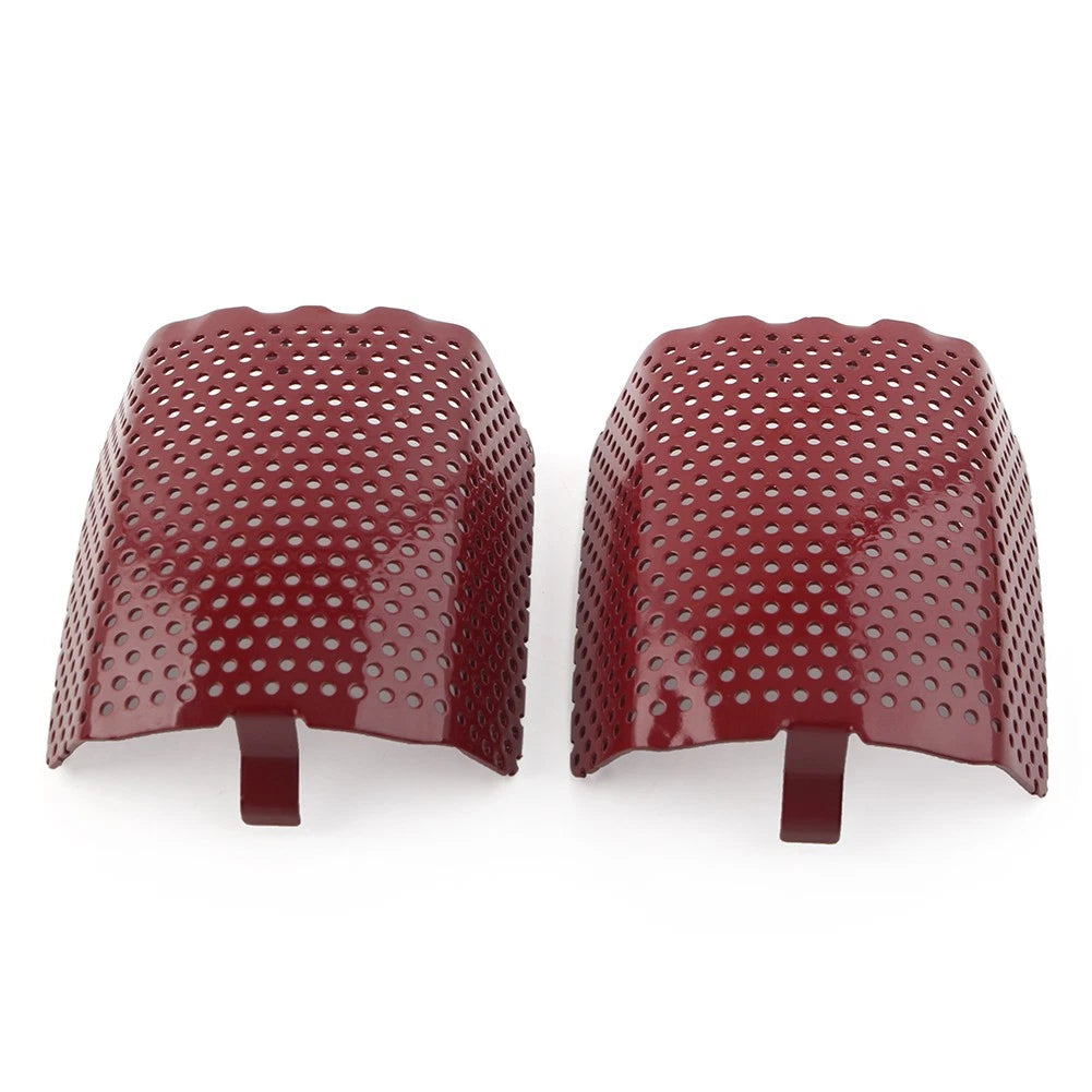 2Pcs Steel Front Caliper Screen Inserts For Harley V-Rod & Touring 06-19
