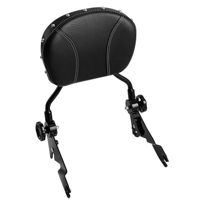 Detachable Backrest Sissy Bar Fit For Harley Davidson Touring 2009-2025 25 Black