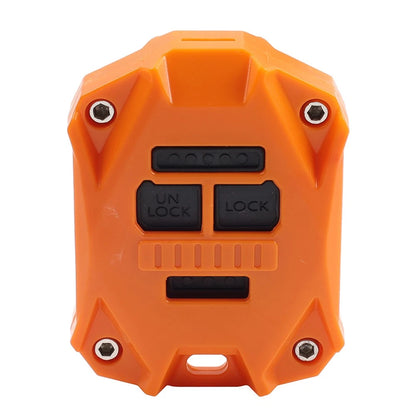 1pc ABS Car Key Fob Shell Case Cover Fit Jeep Wrangler JK 2007 - 2017 orange