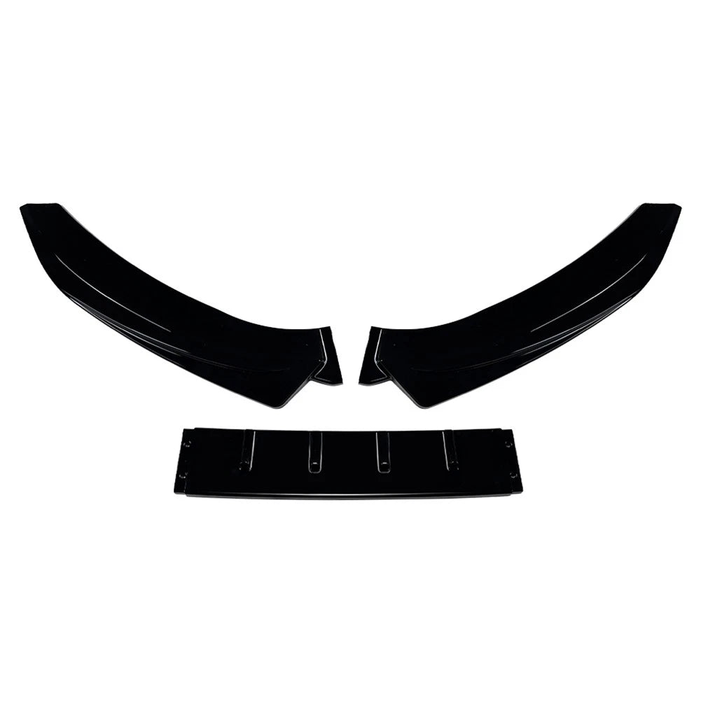 Glossy Black Front Bumper Lip Spoiler Splitter Body Kit For Audi A5 S5 8T 12-17